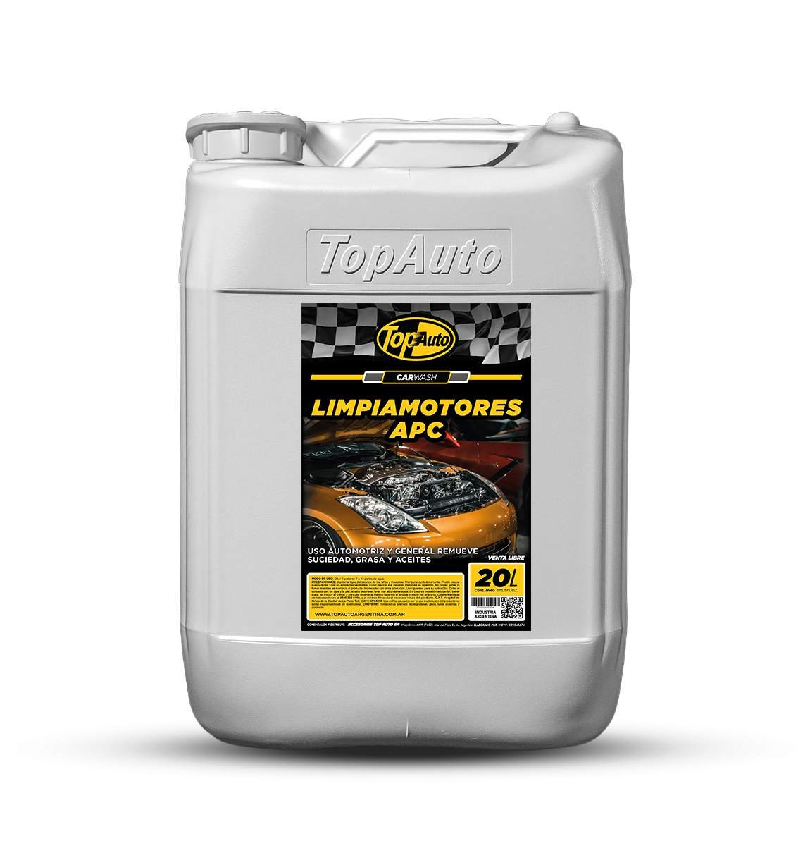 LIMPIA MOTORES "APC" DESENG.MULTIPROPOSITO 20 Lts.  TOP AUTO