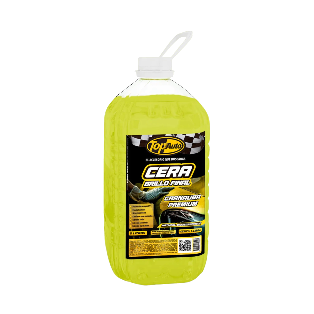 Cera Brillo Final con Carnauba Premium - Top Auto - 5 L