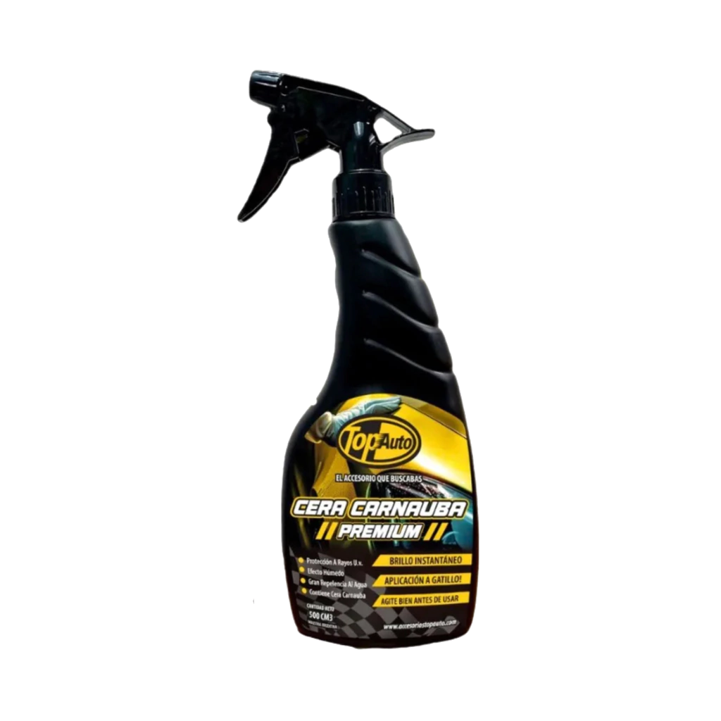 CERA CARNAUBA X 500CC. TOP AUTO C/GATILLO