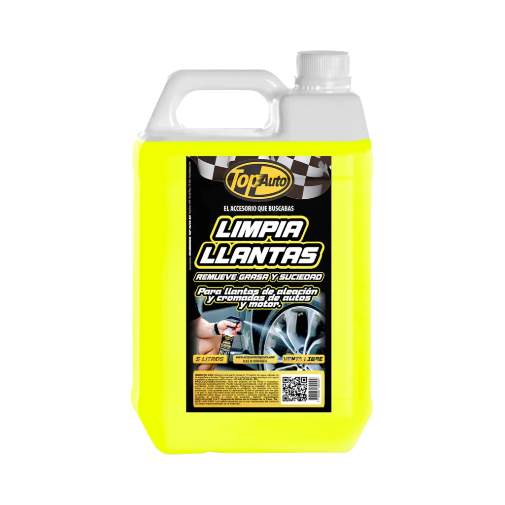 LIMPIA LLANTAS/MOTORES "APC" MULTIUSO  5 Lts, CAR WASH